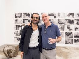 Curro Borrego y Patrick Charpenel en la iauguración de 