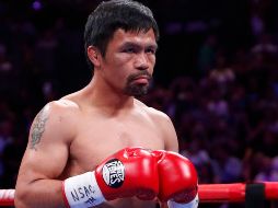 Con 46 años, el filipino ha elegido regresar al cuadrilátero para buscar destronar a Mario, aunque su última pelea fue en agosto de 2021. AP/ARCHIVO