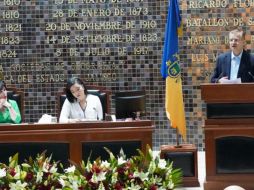 Este jueves 17 de julio, los legisladores votaron por unanimidad trasladar el Recinto Oficial del Poder Legislativo al Paraninfo Enrique Díaz de León, sede emblemática de la Universidad. CORTESÍA