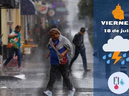 Según la SGIRPC de la CDMX, estiman una lluvia menor a 15 mm para este día. ESPECIAL / SUN y CANVA