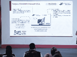 La tarjeta es la de la banca pública mexicana Financiera para el Bienestar. SUN / F. ROJAS