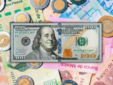 El dólar al menudeo terminó en 19.21 pesos a la venta en las ventanillas de las sucursales de Banamex, 0.63% o 12 centavos por arriba del cierre de la semana pasada. ESPECIAL / CANVA