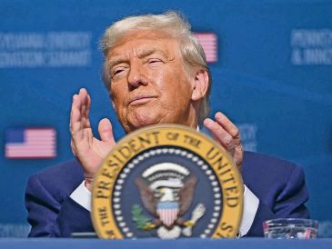 El próximo año Trump renegociará el Tratado México-Estados Unidos-Canadá. AFP/A. Caballero