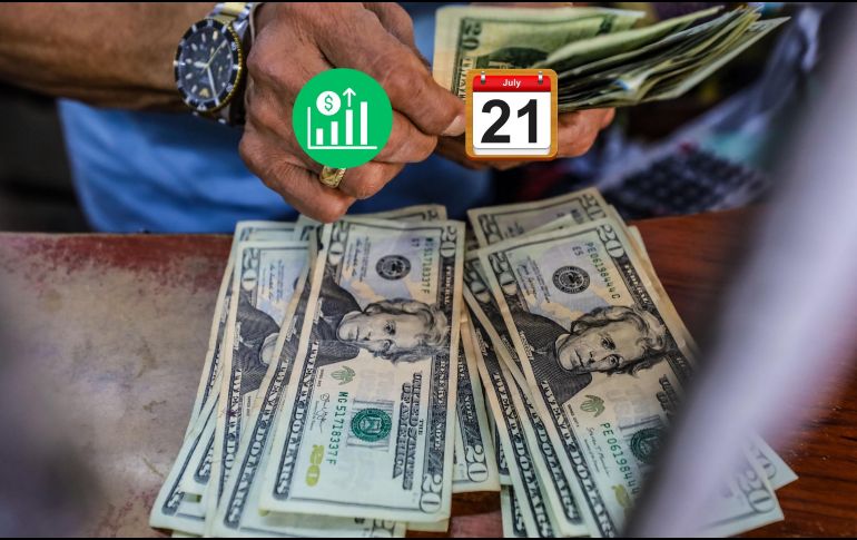 De acuerdo con un reporte de Bloomberg, el dólar comenzó la jornada de hoy debajo de los 19 pesos. EL INFORMADOR / ARCHIVO