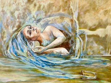 La originaria de Tamaulipas, Jessica GadGa, trabaja desde una melancolía anclada al pasado. CORTESÍA