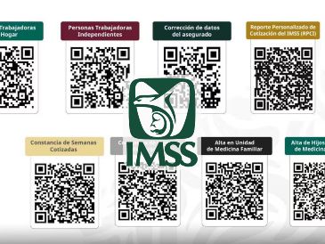 Se habilitaron códigos QR que permiten el ingreso directo a través de dispositivos móviles. ESPECIAL / IMSS
