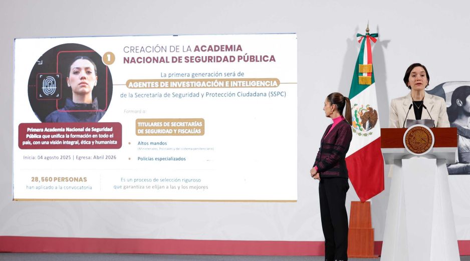 Con esta academia se unificará la formación de quienes tienen la responsabilidad de proteger a la ciudadanía. SUN/D. SIMÓN