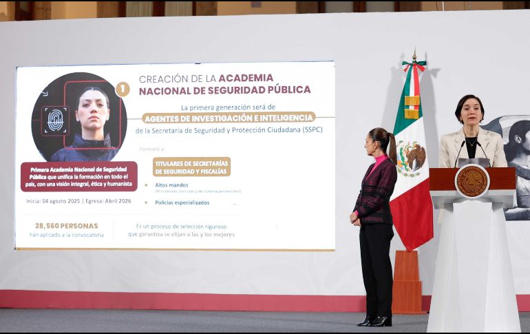 Con esta academia se unificará la formación de quienes tienen la responsabilidad de proteger a la ciudadanía. SUN/D. SIMÓN