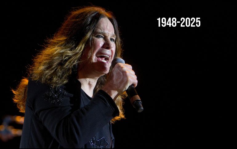 El cantante británico Ozzy Osbourne falleció a los 76 años de edad hoy 22 de julio. AP / ARCHIVO