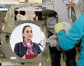 Claudia Sheinbaum declaró que mover una fábrica de producción de automóviles requiere "muchos miles de millones de dólares" y "requiere mucho tiempo". NTX / ARCHIVO / EFE / J. Méndez