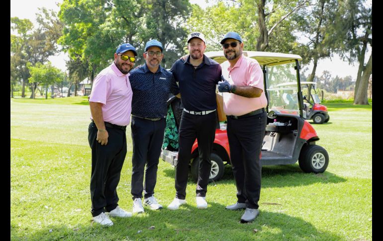 Armando Bruguera, David Huerta, Gabriel Zangueza y Ricardo Núñez. GENTE BIEN JALISCO / C. Jimeno