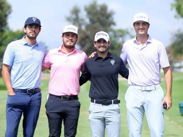 Alonso Medina, Carlos Muñoz, Óscar Gutiérrez y Luis Limón. GENTE BIEN JALISCO / C. Jimeno
