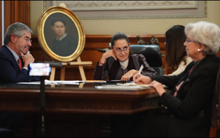 Sheinbaum en una conversación telefónica con el presidente de Brasil, Luiz Inácio Lula da Silva. CORTESÍA/ X/ @Claudiashein