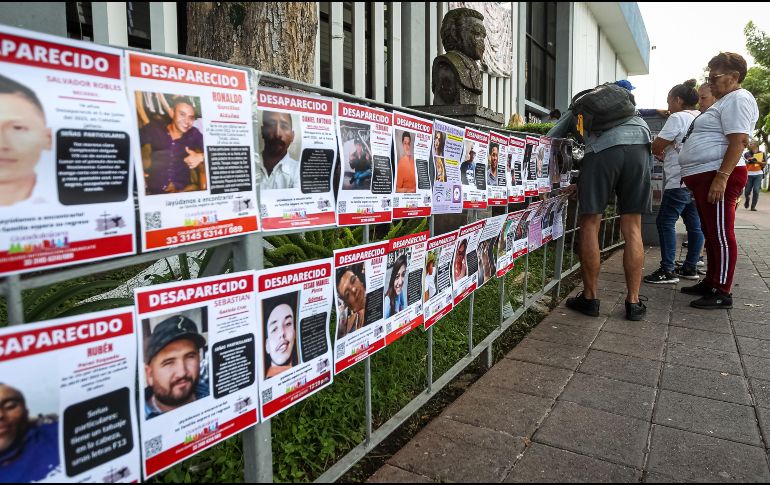 La Vicefiscalía, del 14 al 20 de julio, recibió 44 denuncias por desaparición, entre las cuales se cuentan 40 hombres y 11 mujeres. EL INFORMADOR / ARCHIVO