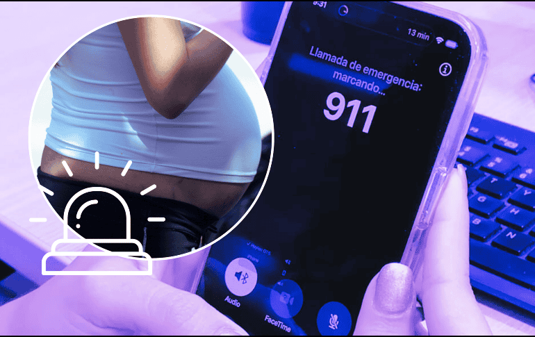 En la primera de las publicaciones de TikTok se escucha cuando una mujer llama desde Tlajomulco al número de emergencias para informar que su hija está en labor de parto. ESPECIAL / EL INFORMADOR