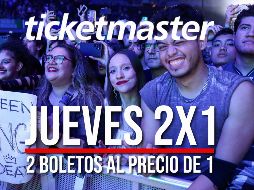 Revisa la lista de TODOS los conciertos que están al 2x1 en Ticketmaster hoy jueves 10 de julio. EL INFORMADOR / ARCHIVO