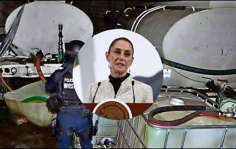 Sheinbaum informó que las investigaciones sobre el denominado huachicol fiscal, están dando mucha información y llegarán hasta las últimas consecuencias. SUN / B. FREGOSO / ARCHIVO