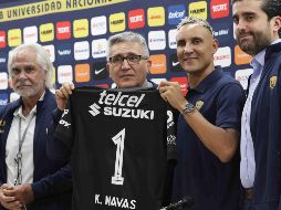 Keylor Navas ha sido confirmado oficialmente como nuevo jugador de los Pumas. SUN/ C. Mejía.