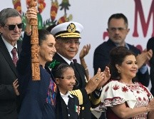 La Presidenta de México, Claudia Sheinbaum, en la apertura del evento en la CDMX. AFP / A. Estrella