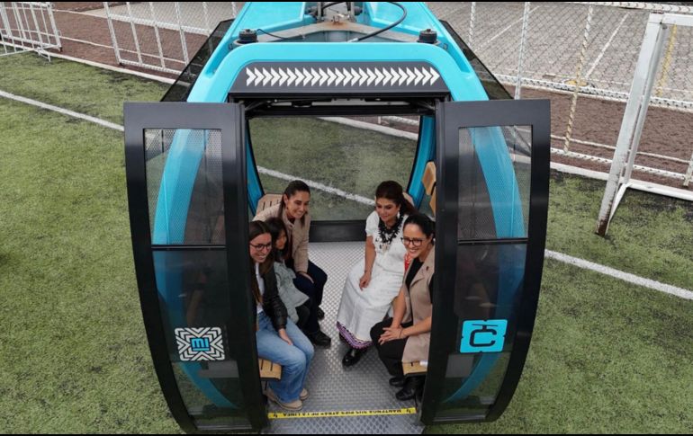 La Presidenta de México, Claudia Sheinbaum Pardo, presentó el Proyecto Línea 4 del Cablebús, Tlalpan-Coyoacán. GOBIERNO DE MÉXICO