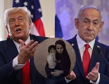 Trump, hablando en Escocia este lunes, declaró que Estados Unidos y otras naciones están proporcionando dinero y alimentos a Gaza. AP /O. ZWIGENBERG / EFE/T. AKMEN / ARCHIVO