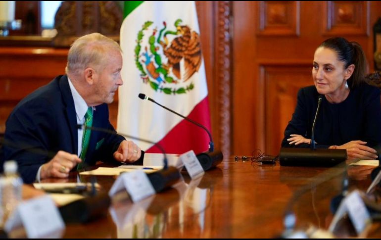 Claudia Sheinbaum se reunió el viernes pasado con el embajador de Estados Unidos en México, Ronald Johnson, y con congresistas republicanos y una demócrata. X / @USAmbMex