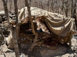 Los presuntos criminales estaban apostados en una zona de difícil acceso, hasta donde llegaron el Ejército Mexicano y la Guardia Nacional (GN) en una acción directa. ESPECIAL