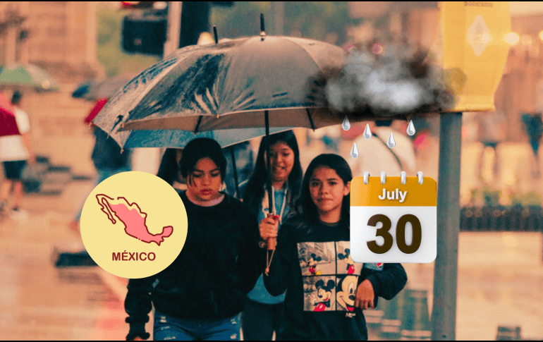 De acuerdo al pronostico del clima, se esperan lluvias intensas en varios estados del país. EL INFORMADOR/ARCHIVO