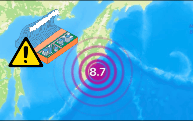 Hawái también recibió una alerta de tsunami, aunque de nivel bajo. @sky