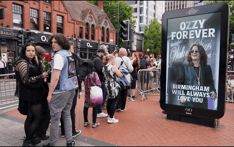 Ozzy Osbourne falleció la semana pasada a la edad de 76 años. AP / Alberto Pezzali