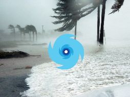 El centro de la tormenta tropical 