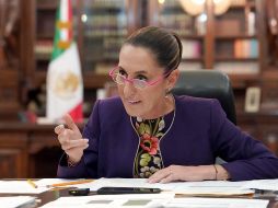 Trump había amenazado con imponer aranceles del 30% a las exportaciones mexicanas a partir del próximo 1 de agosto.  EFE/Presidencia de Mexico