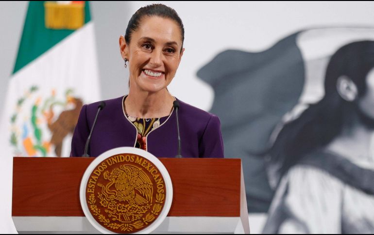 En la llamada entre Sheinbaum y Trump se logró un plazo de 90 días para evitar aranceles. SUN/D. Simón