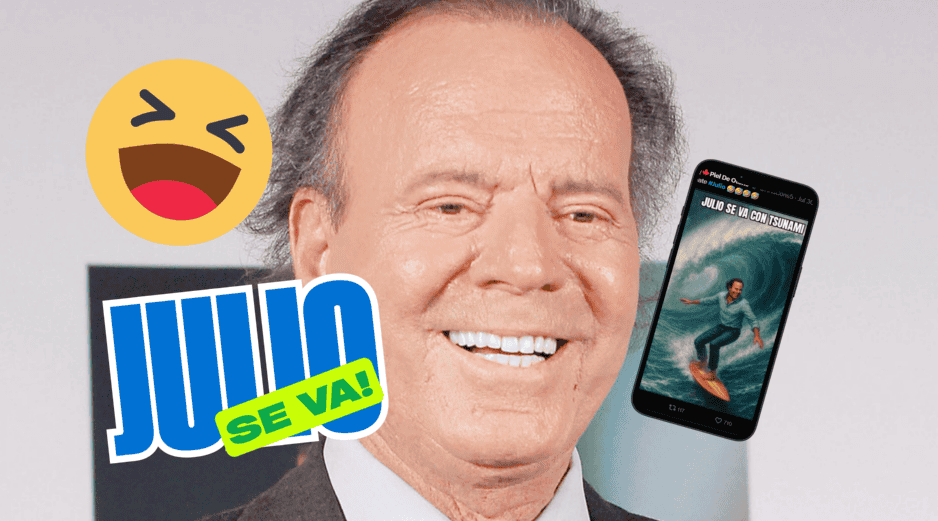 Ha llegado la hora de soltarlos famosos memes de Julio Iglesias para despedir este mes. SUN/ ARCHIVO/ X/ @AnaCons5