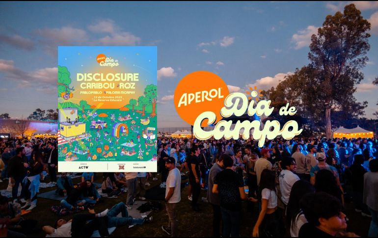 La venta de boletos del Día de Campo comenzará el 5 de agosto a través de la plataforma Boletomóvil. ESPECIAL / FACEBOOK  Aperol · Día de Campo
