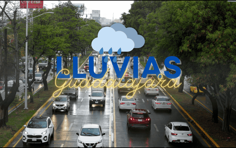 La probabilidad de lluvia para este viernes en Guadalajara comienza a incrementarse a partir de las 18:00 horas, pero es más alta desde las 21:00 horas y hasta la media noche. EL INFORMADOR / ARCHIVO