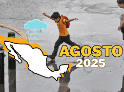 Agosto comienza y las lluvias continuarán, donde en ciertos estados lloverá menos. EL INFORMADOR/ ARCHIVO