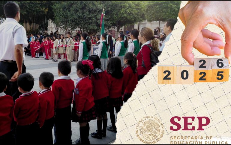 El ciclo escolar 2025-2026 constará de 185 días. NTX / ARCHIVO