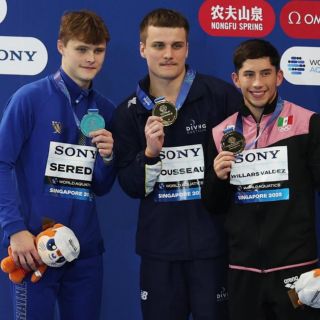 Mexicano Randal Willars se cuelga el bronce en plataforma de 10 metros