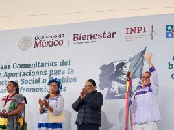 Durante las Asambleas Comunitarias del Fondo de Aportaciones para la Infraestructura Social a Pueblos Originarios, Indígenas, Montiel reconoció el acuerdo de Sheinbaum Pardo con el mandatario estadounidense. SUN / PRESIDENCIA DE MÉXICO
