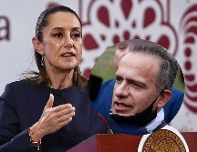 Sheinbaum resaltó que no se puede dejar atrás la historia de cómo ocurrió esta situación, calificada como un montaje. SUN / B. FREGOSO / EFE / F. GUTIÉRREZ