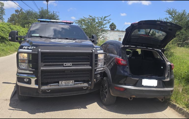 La Policía del estado reporta a dos mujeres retenidas y un vehículo asegurado, sin lesionados. ESPECIAL
