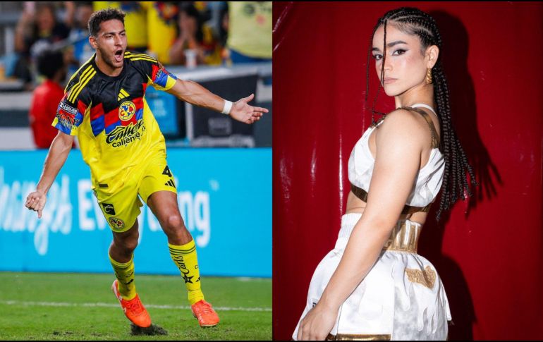 Ambos compartieron una sonrisa desde la distancia, y el uruguayo besó el escudo del América en señal de orgullo. X/ @ClubAmerica. @alanafloresf.