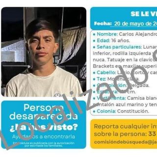 La Comisión de Búsqueda de Jalisco confirma el hallazgo de Carlos Alejandro