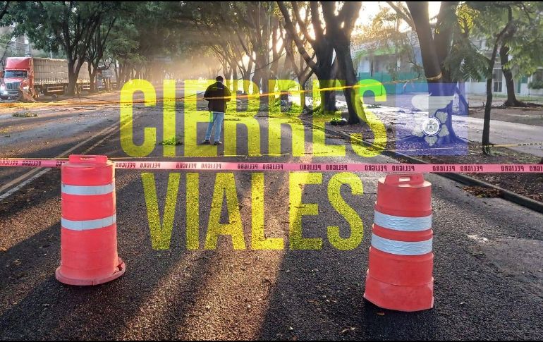 Estos son los cierres viales que reportó Policía Vial Jalisco tras la lluvia del lunes. ESPECIAL / FACEBOOK Policía Vial Jalisco