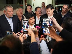 Sostienen encuentro en la oficina de la Junta de Coordinación Política. CORTESÍA