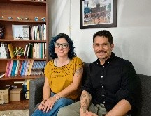 Luisa Vázquez, jefa de la Unidad de Gestión del Ecosistema Cultural, y Carlos González Martínez, director de Cultura Guadalajara. EL INFORMADOR/ F. Salcedo