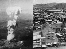 Se estima que en el epicentro de la bomba de Hiroshima se alcanzaron los 7 mil grados Celsius. ESPECIAL, AFP