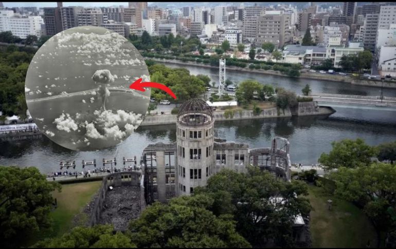 El 6 de agosto de 1945, a las 8:15 de la mañana, Estados Unidos lanzó la primera bomba atómica utilizada en combate, marcando un punto de no retorno en los conflictos bélicos y en la historia de la humanidad. EFE/EPA/F. Robichon