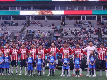 Uno de los grandes pendientes para Chivas en esta Leagues Cup es sumar su primer triunfo. X/ @Chivas.